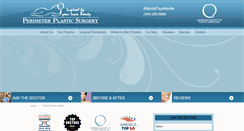 Desktop Screenshot of perimeterplasticsurgery.com